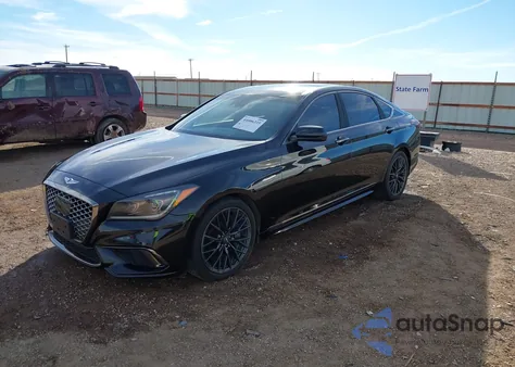 2018 Genesis G80 3.3T Sport z USA, uszkodzony, nr VIN KMHGN4JB6JU233457